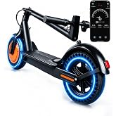 500W Peak Motor Electric Scooter for Teens &amp; Adults, Foldable Portable E Scooter, 8.5" Solid Tires, Up to 16MPH Speed &amp; 12 Miles Range, App Control, Dual Braking System, Commuter Scooter