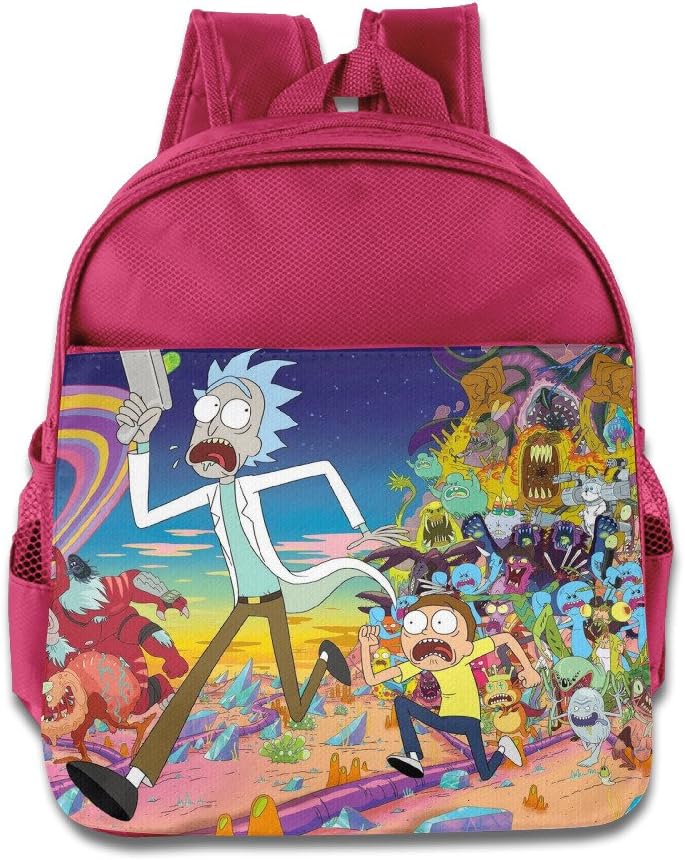 Rick And Morty The Complete Second Season 2 Kids School Backpack Bag