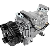 SCITOO AC Compressor for Mazda for 3 2.0L 2.3L 2004-2009 | Fast Cooling, Ultra Low Noise (&le;72 dB)Air Conditioner Compressor with Clutch, Easy Installation, 1010759 1110759 1210759