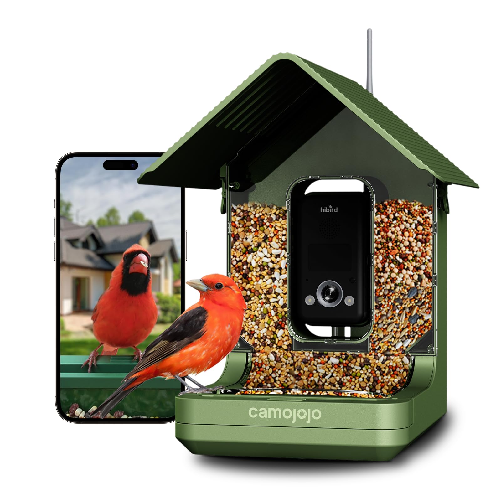 Photo 1 of ***Parts only***Hibird 4K HD Smart Bird Feeder with Camera, 2.4G/5G Dual WiFi Wireless Outdoor, Auto Higher Resolution Bird Video Capture, AI Identify 10000+ Species, 1080P Live Function for Everyone