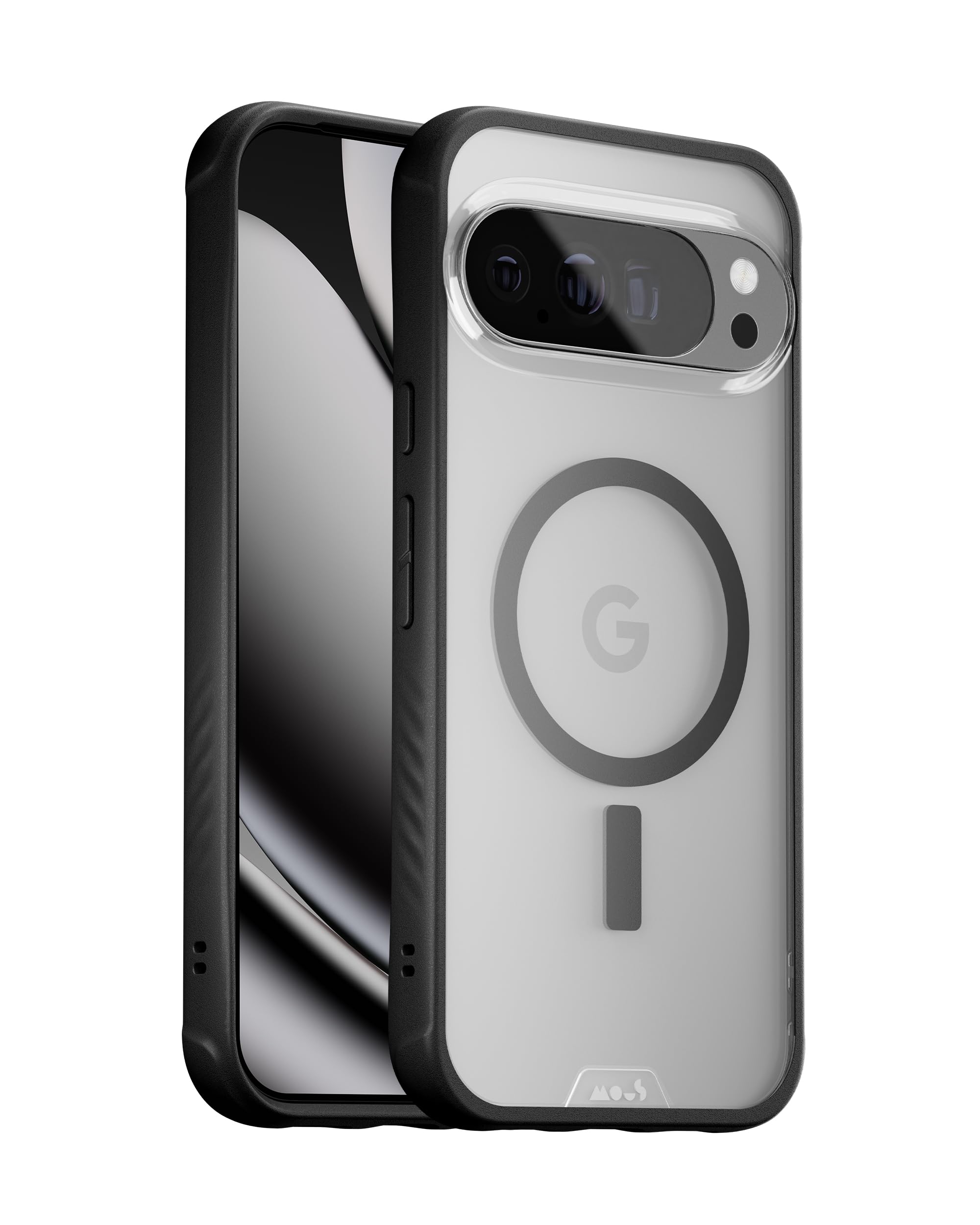 Photo 1 of Mous Clear Case for Google Pixel 10 Pro XL (2025), Compatible with Qi2 MagSafe and Pixelsnap - Clarity - Shockproof Pixel 10 Pro XL Cover - Scratch Resistant, Anti-Yellowing and Crystal Clear