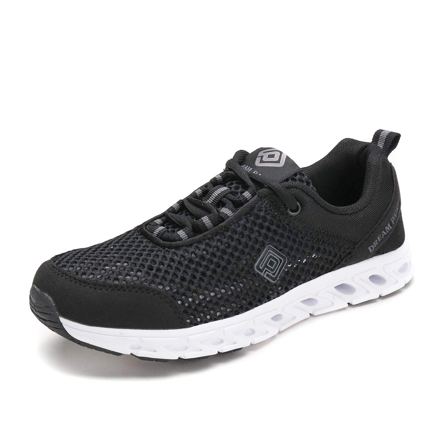 DREAM PAIRS Women's 160712-2-W Black White Athletic Fashion Water Shoes Size 8.5 M US