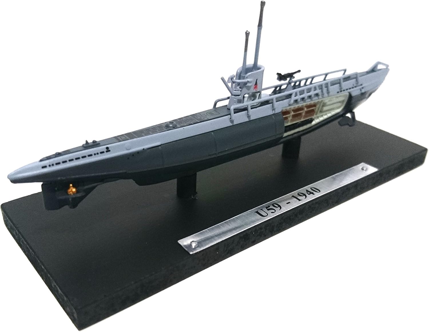 LOT DE 4 sous-marins WW2 U-boot 1/350 Atlas Militaire miniature LSM1 LOT DE 4 sous-marins WW2 U-boot 1/350 Atlas Militaire miniature LSM1