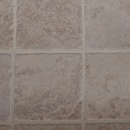 White Grey Vinyl Flooring 2 6mm Thick 3m Wide 3m Long Amazon Co