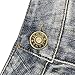 VOGRACE Womens Low Rise Mini Denim Shorts Denim Thong Cheeky Jeans Shorts (Large(US 6), Distressed-Blue)