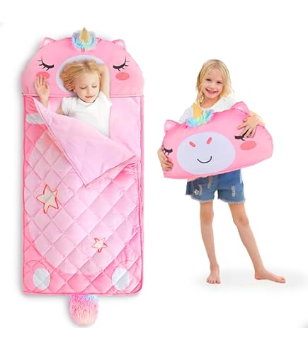 JOIEDOI - Tapete De Siesta Para Niños Pequeños Con Alohada Y Anta