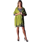 Cashmere Boutique 100% Pure Cashmere Pashmina Wrap Stole for Women – Lightweight, Daily Wear, Soft and Warm - 28" x 80"