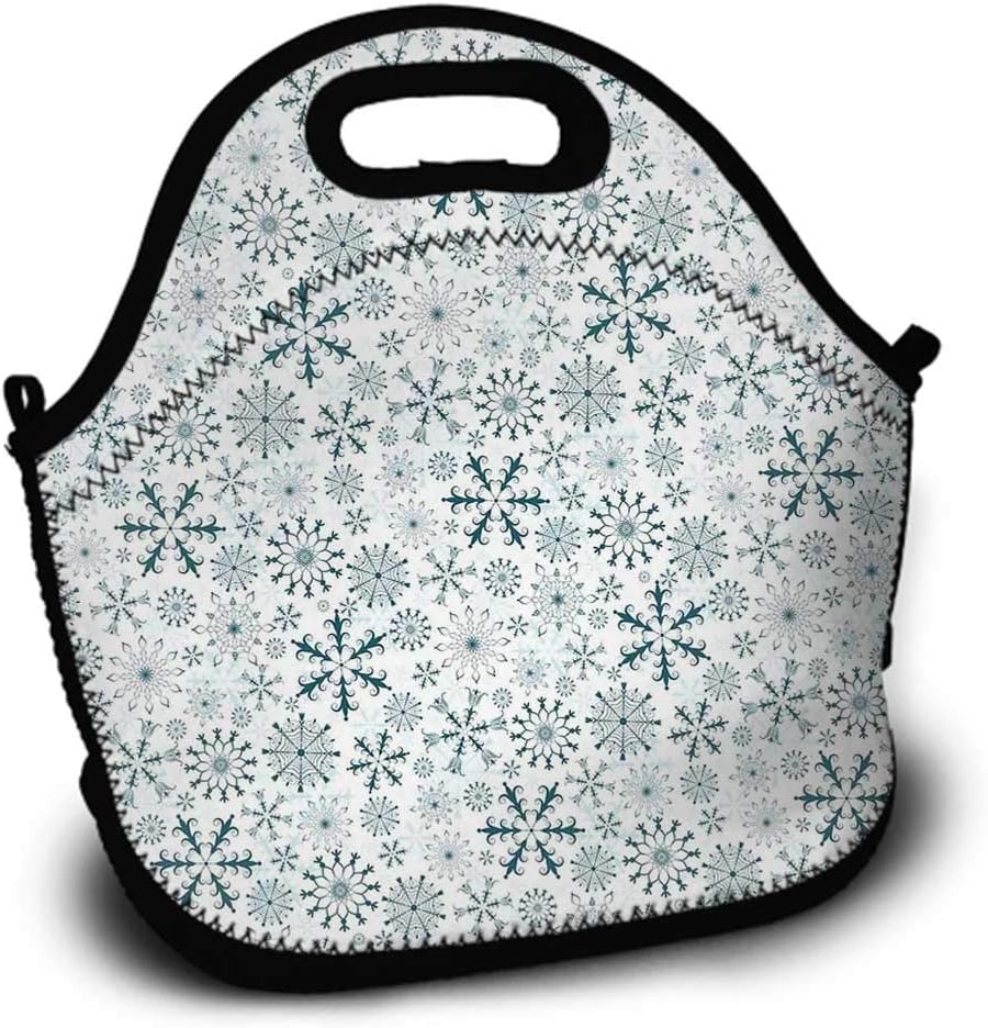 Lunch Bag, Pattern Printing, Winter, Merry Xmas Theme
