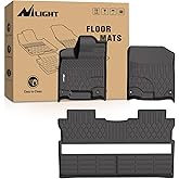 Nilight TPE Floor Mats for Honda Ridgeline Crew Cab 2017 2018 2019 2020 2021 2022 2023 2024 2025 2026 All Weather Custom Fit Heavy Duty Floor Liners