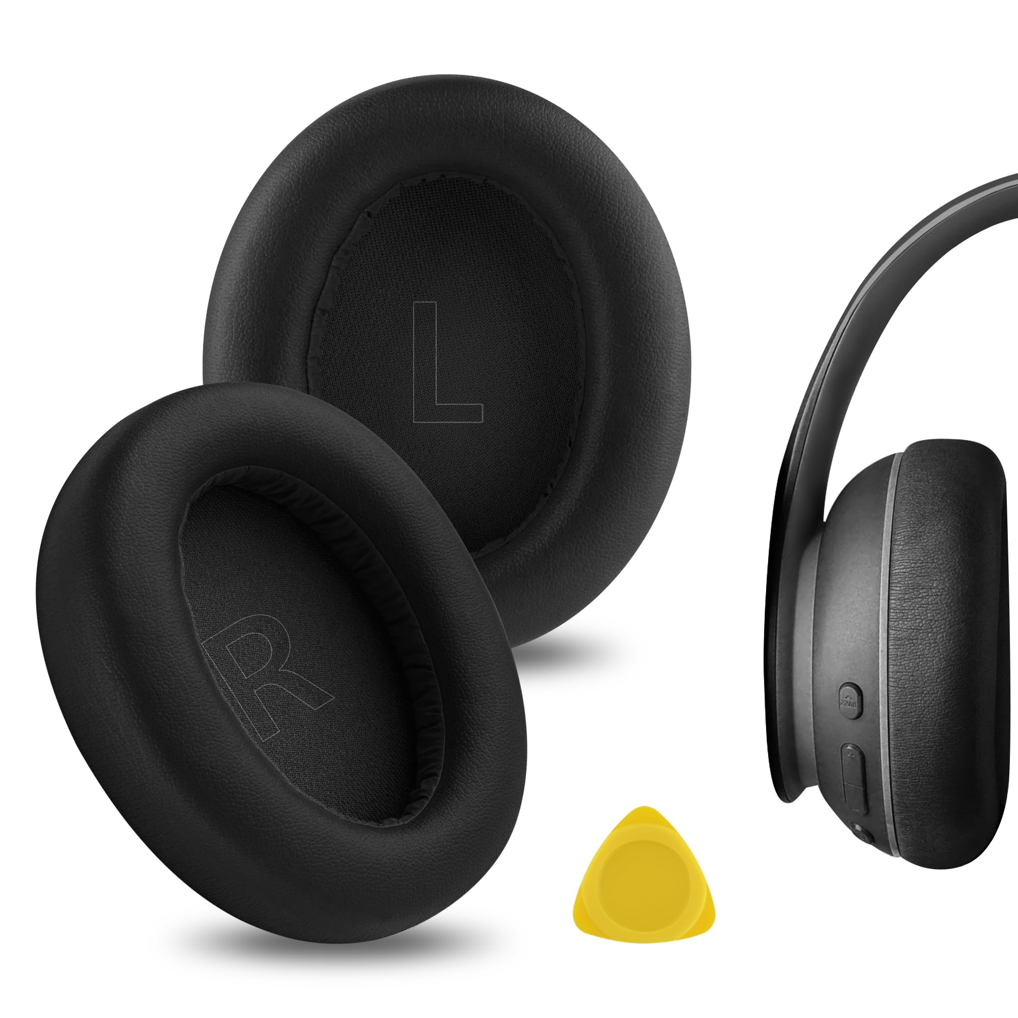 Geekria Replacement Ear Pads Compatible with Anker Soundcore Life Q10, Life 2 NEO BT Headphones, Ear Cushions (Black)