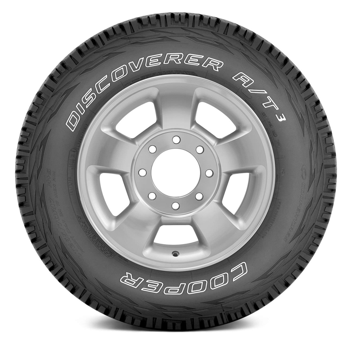Cooper Discoverer AT3 275/65R18 Tire with Outlined White Lettering