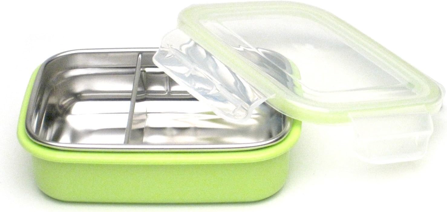 Steeltainer Leak-proof Stainless Steel Compact Size Container (Light Green)