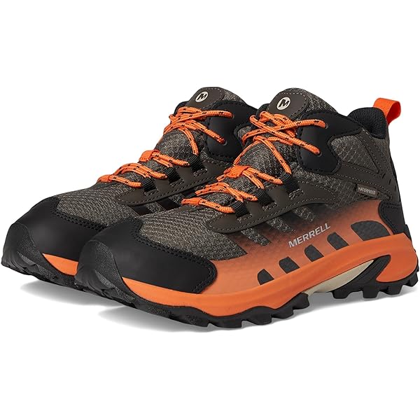 Amazon.com | Merrell unisex child Chameleon 7 Mid Lace Up