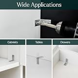 WINSOME Galvanised L Brackets for Wood 25mm x 25mm 16 Pcs Furniture Shelving view 6