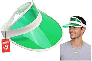 Tennis Beach Colored Plastic Clear Sun Bingo Vegas Dealer Golf Casino Visor Hat