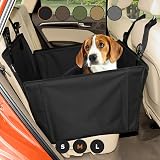 Wuglo Extra Stable Dog Car Seat with Seat Belt for Medium-Large Dogs