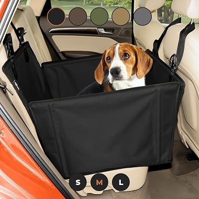 Wuglo Extra Stable Dog Car Seat with Seat Belt for Medium-Large Dogs