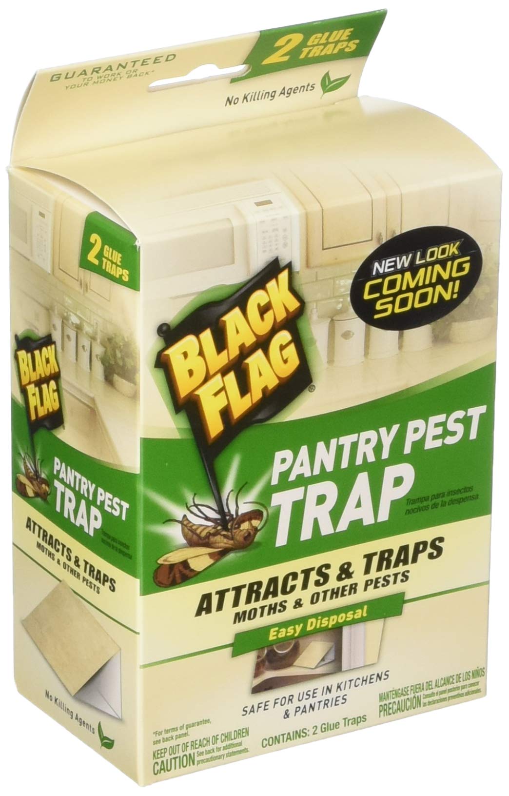 Black Flag Pantry Pest Traps – 8 Total(4 Packages with 2 Traps Each)
