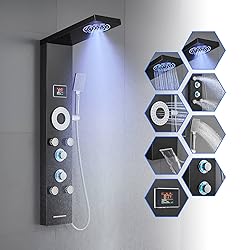 ROVOGO No Battery Needed Shower Panel System with
