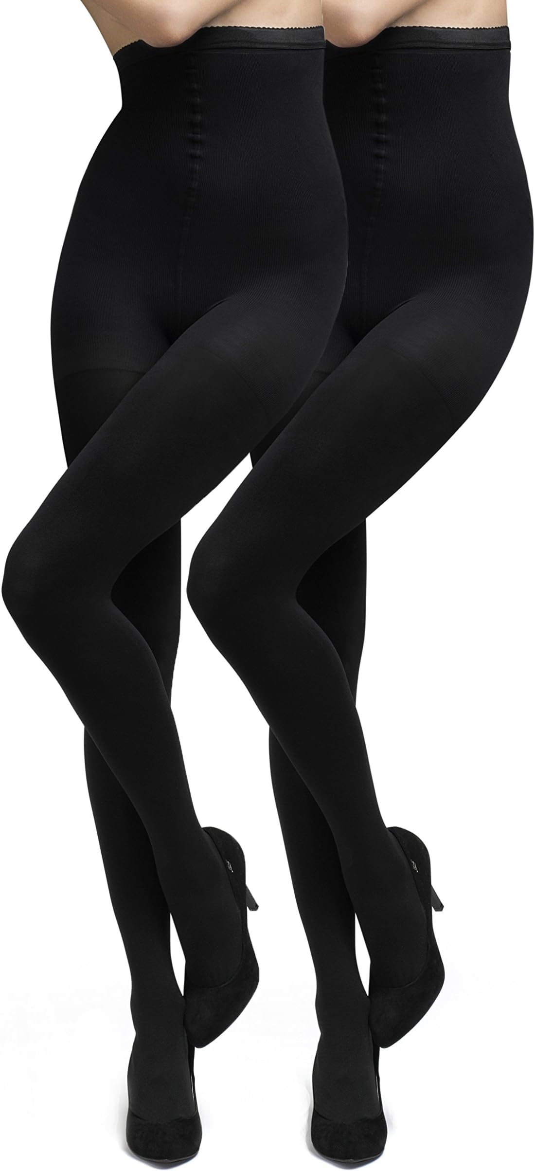 body-shaping, opaque tights, 100 denier, 1 or 2 pack