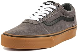 Vans Men's Ward Sneaker, Suede Pewter Gum, 9
