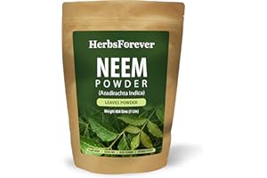 HERBSFOREVER 1932 HerbsForever Neem Powder Ð Azadirachta Indica Ð Ayurvedic Herb for Healthy Skin Ð Non GMO, Organic, Vegan Ð 454 GMS