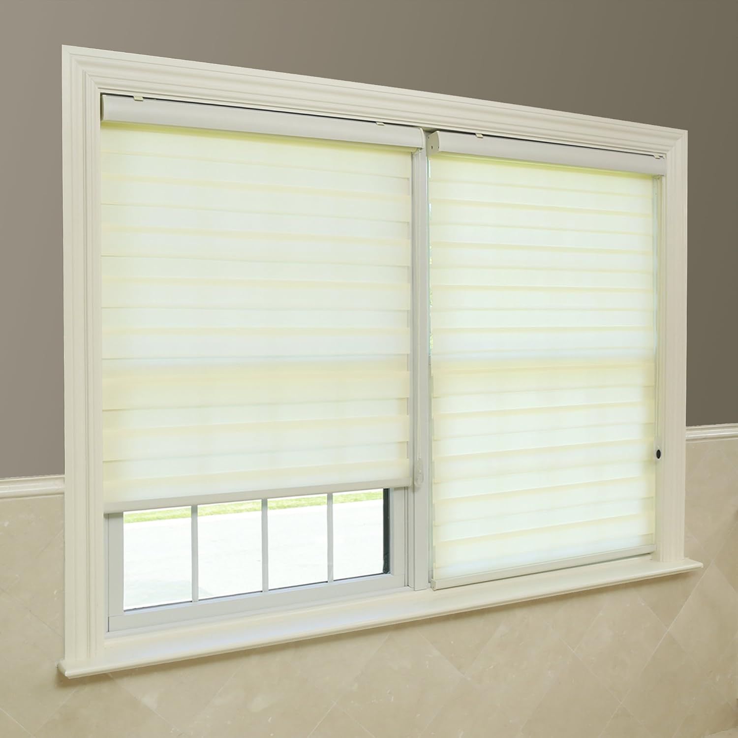 Best Home Fashion Closeout Ivory Premium Duo Roller Window