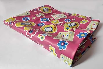 GOCS Baby Bed Protector Waterproof Noiseless Smooth Plastic Sheet