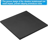 PATIKIL 2 Rubber Anti-Vibration Pads 7.87"x7.87"x0.4" for HVAC Air Conditioner view 4