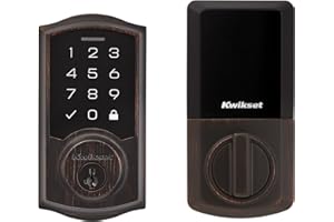 Kwikset SmartCode 270 Keyless Entry Electronic Touchpad Deadbolt Door Lock with Auto-Lock, Custom User Codes, Advanced Security in Venetian Bronze Traditional