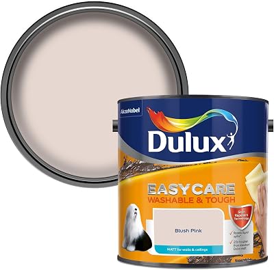 Dulux Easycare Washable Matt Emulsion Paint Blush Pink 2.5L Walls Ceilings