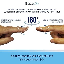 Brace On EZ Finger Splint, Finger Brace for