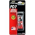 PC Products PC-7 Epoxy Adhesive Paste, Two-Part Heavy Duty, 2oz in Two Jars, Charcoal Gray 27776