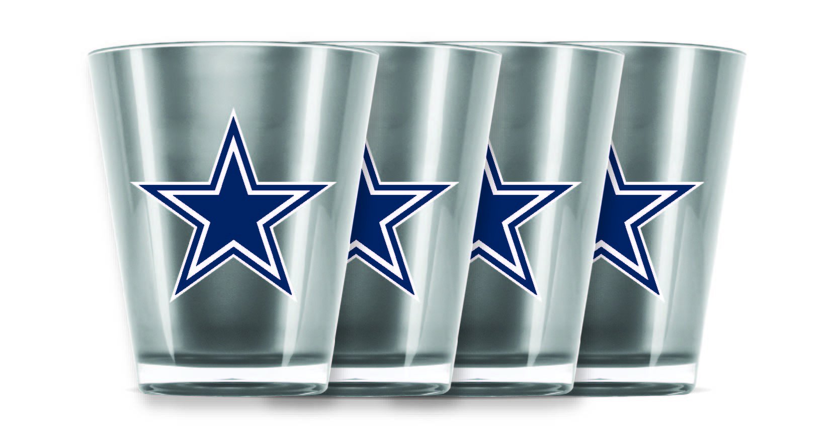 Duck House NFL Dallas Cowboys Insulated Acrylic Shot Glass Set of 4