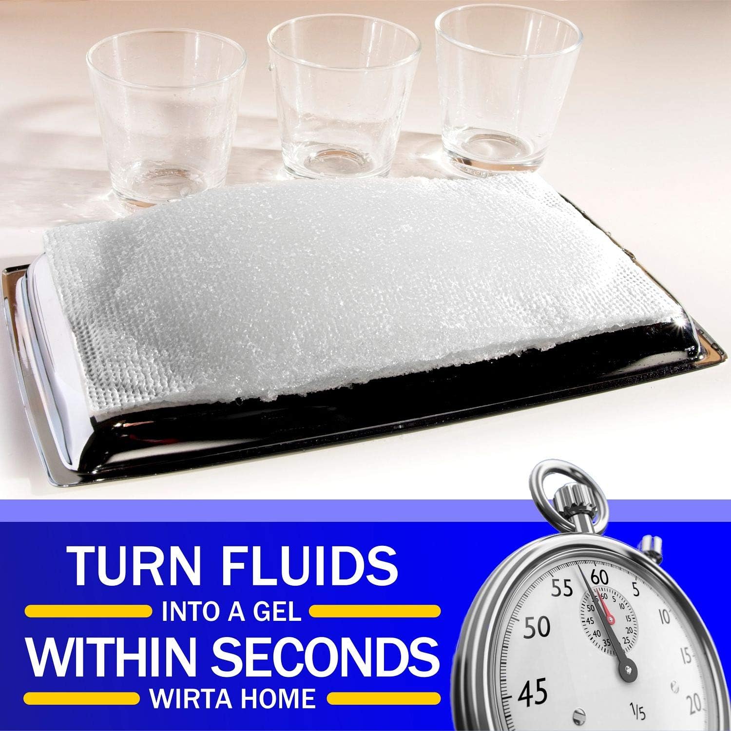 Wirta Home Super Absorbent Pads for Bedside Commode Liners, 50 Count - Without Odors You Sleep Well - Bedside Commode Liners Disposable is Easy to Cleanup When Liquids are Under Control: Health & Personal Care