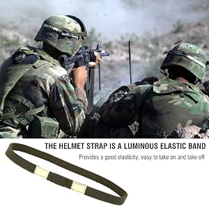 2pcs Tactical Helmet Strap Reflective 