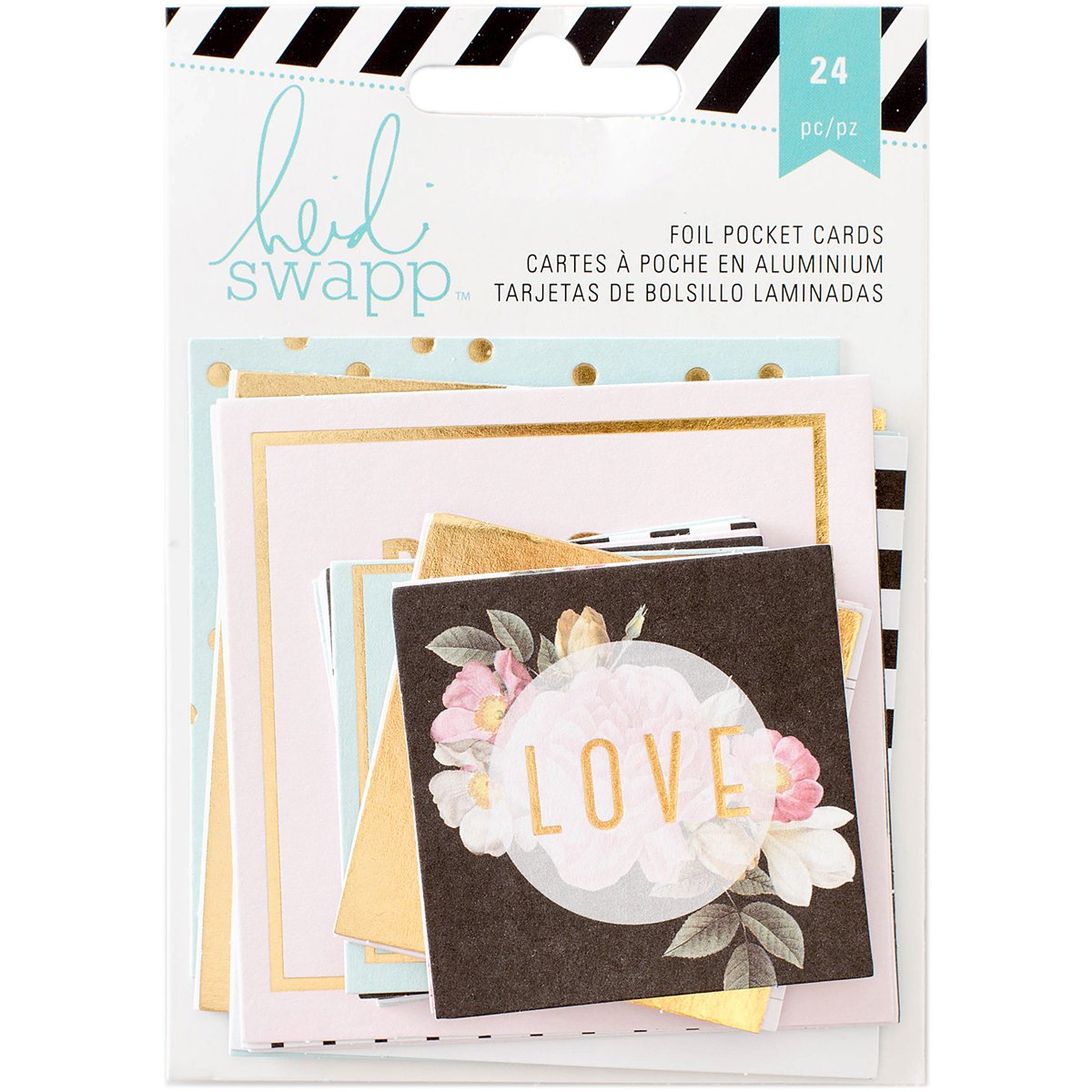 American Crafts 312571 Heidi Swapp Memory Planner Pocket Cards 2, Acrylic, Multicolour, 9.65x12.7x1.77 cm