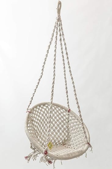Curio Centre Round Bamboo Swing with 10 Knots