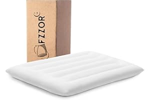 FZZOR Ultra Thin Flat Pillows Standard Size Set of 1 Pack, 5 CM Height Slim Pillows, Down Alternative Filled Low Bed Pillows 