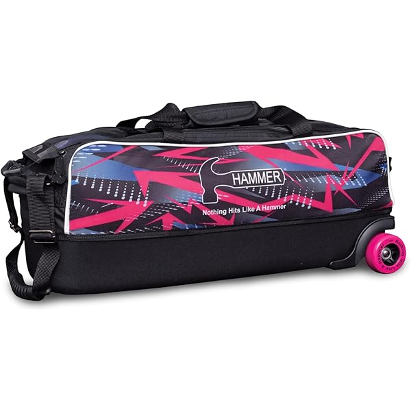 Amazon.com : Hammer Dye Sub Triple Tote Bowling Bag - Black Widow