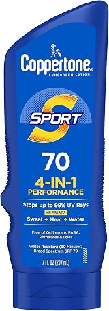 Coppertone SPORT Sunscreen Lotion Broad Spectrum SPF 70 7oz view 1