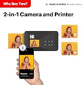 Kodak Mini Shot 2 Retro 4PASS Instant Camera Printer White 2-in-1 view 3