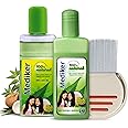 Mediker Shampoo & Oil with Neem & Coconut |Hair Oil, Shampoo, & Comb | 50 ml | Pack of 3
