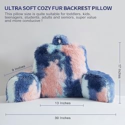 Hobed Life Faux Fur Reading Pillows - Big Size