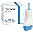 Dropsafe Acti-Lance Safety Lancet, Universal, 23 Gauge, 1.8mm, Top Button Activated for Blood Glucose Testing, Sterile, Single-Use, 100ct Box