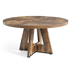 LITTLE TREE Round Dining Table for 4-6 People, 47