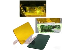 Reaindeer Sun Visor Extender for Cars, 2 in 1 for Day and Night Anti-Glare, Universal Anti-Glare Polarized Sun Visor Extender