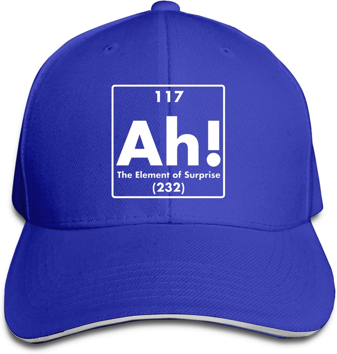 Ah! The Element of Surprise Science Baseball Cap Vintage Washed Funny