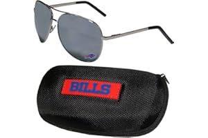 Siskiyou Sports Arizona Cardinals Aviator Sunglasses and Zippered Carrying Case