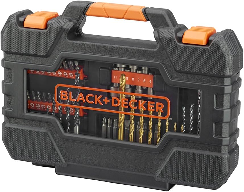 BLACK+DECKER A7231-XJ Easy Grip Drill Set - Black (76-Piece) - Image 3